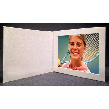 USA 6x4 Smooth White Photo Folders - Case of 1,000